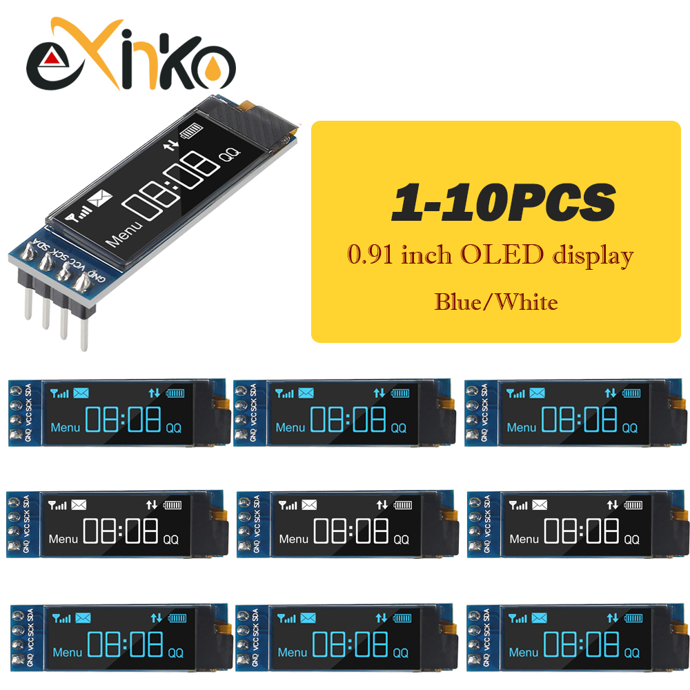 1-10pcs 0.91 inch OLED Display - Ssd1306 review and price