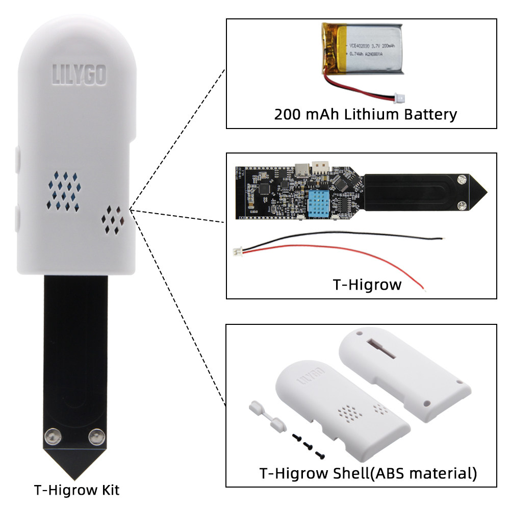 LILYGO T-Higrow ESP32 WiFi Blu - Dht11 review and price