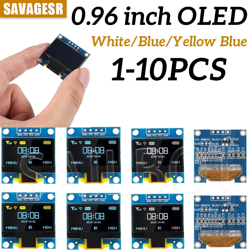 1-10PCS 0.96 Inch OLED Display - Oled Display 0.96 review and price