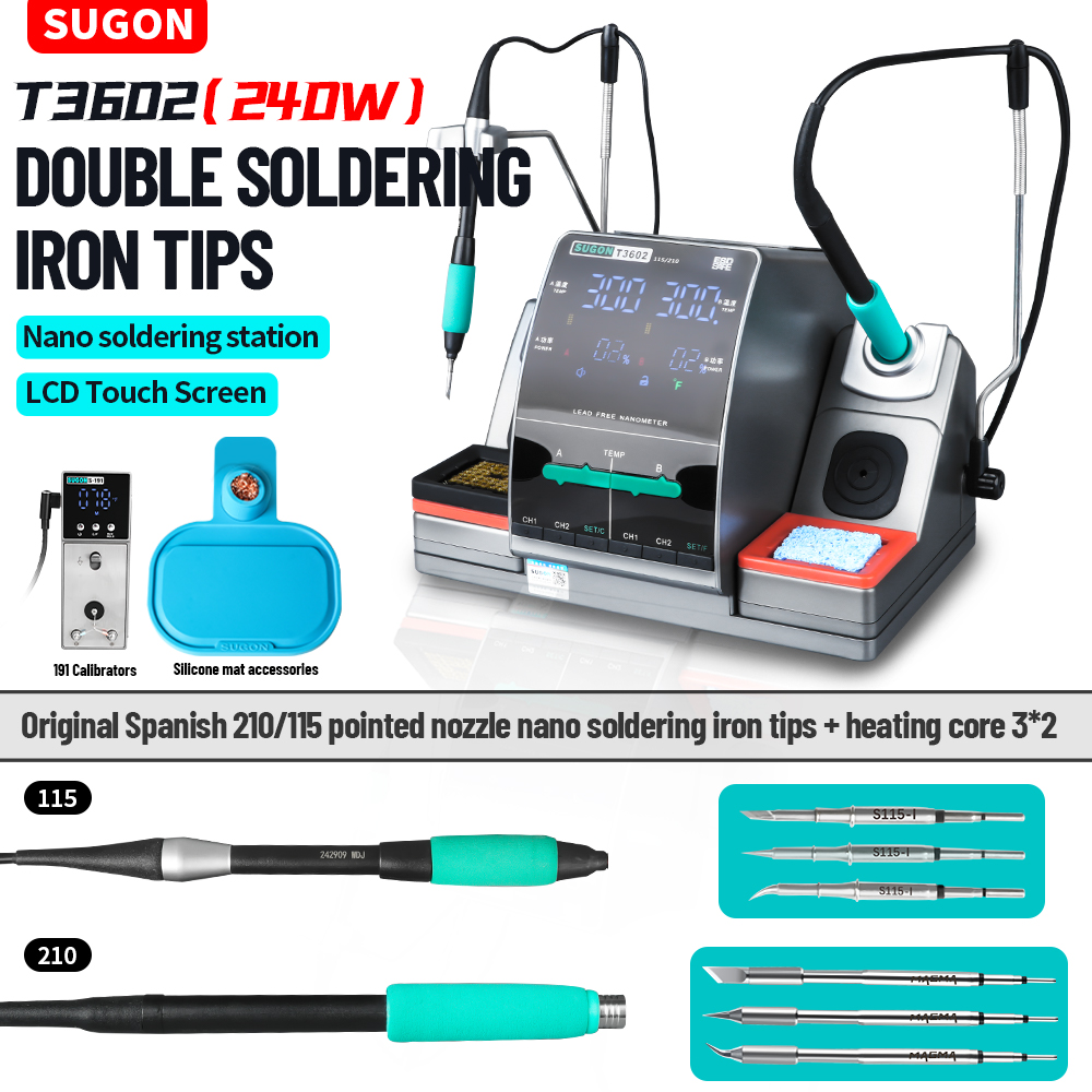 SUGON T3602 240W Soldering Sta - Soldering Iron Temperature Probe review and price