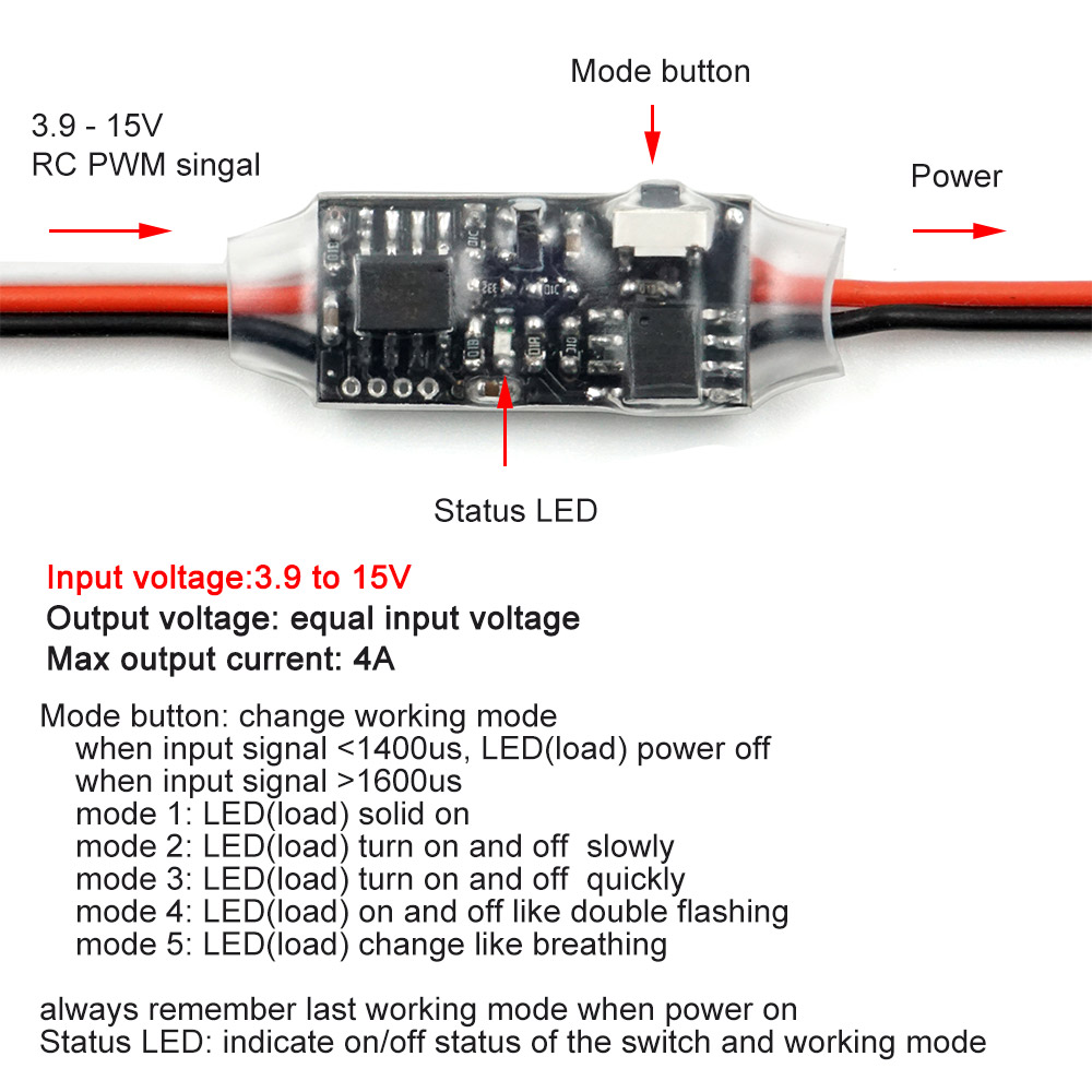 Multi-mode RC Remote Electroni - Relay Module 1 Channel review and price