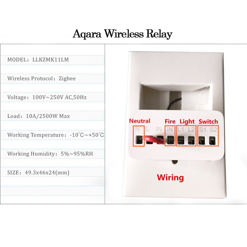 Original Aqara Smart Two-way C - Relay Module 1 Channel review and price