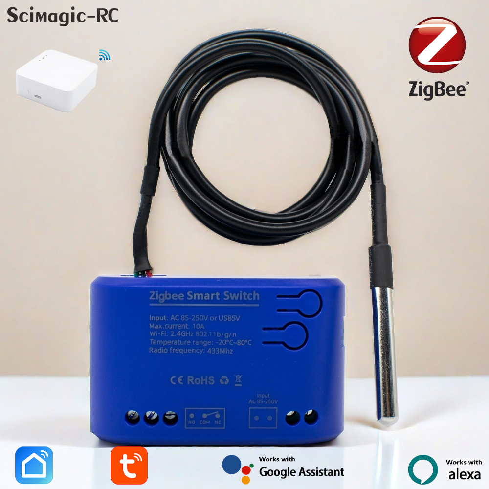 Zigbee Temperature Smart Switc - Relay Module 1 Channel review and price