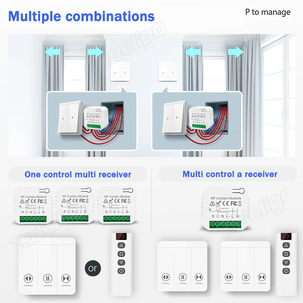 433 MHz RF Curtain Switch Modu - Ir Remote Module review and price