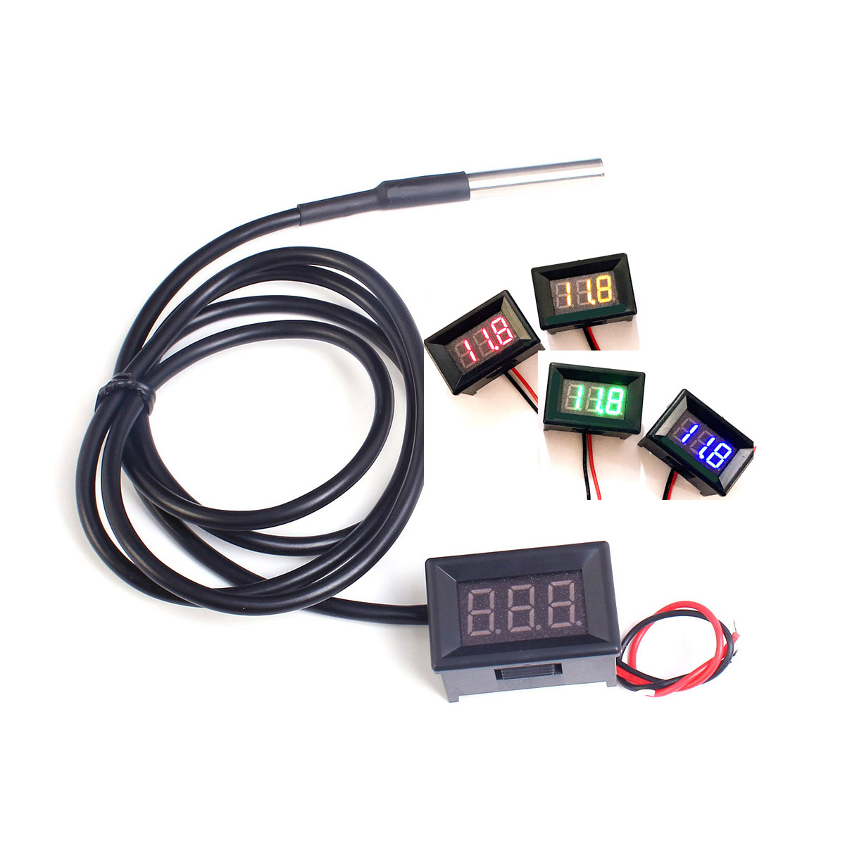 DC 12V 24V DS18b20 LED Digital - Ds18B20 review and price