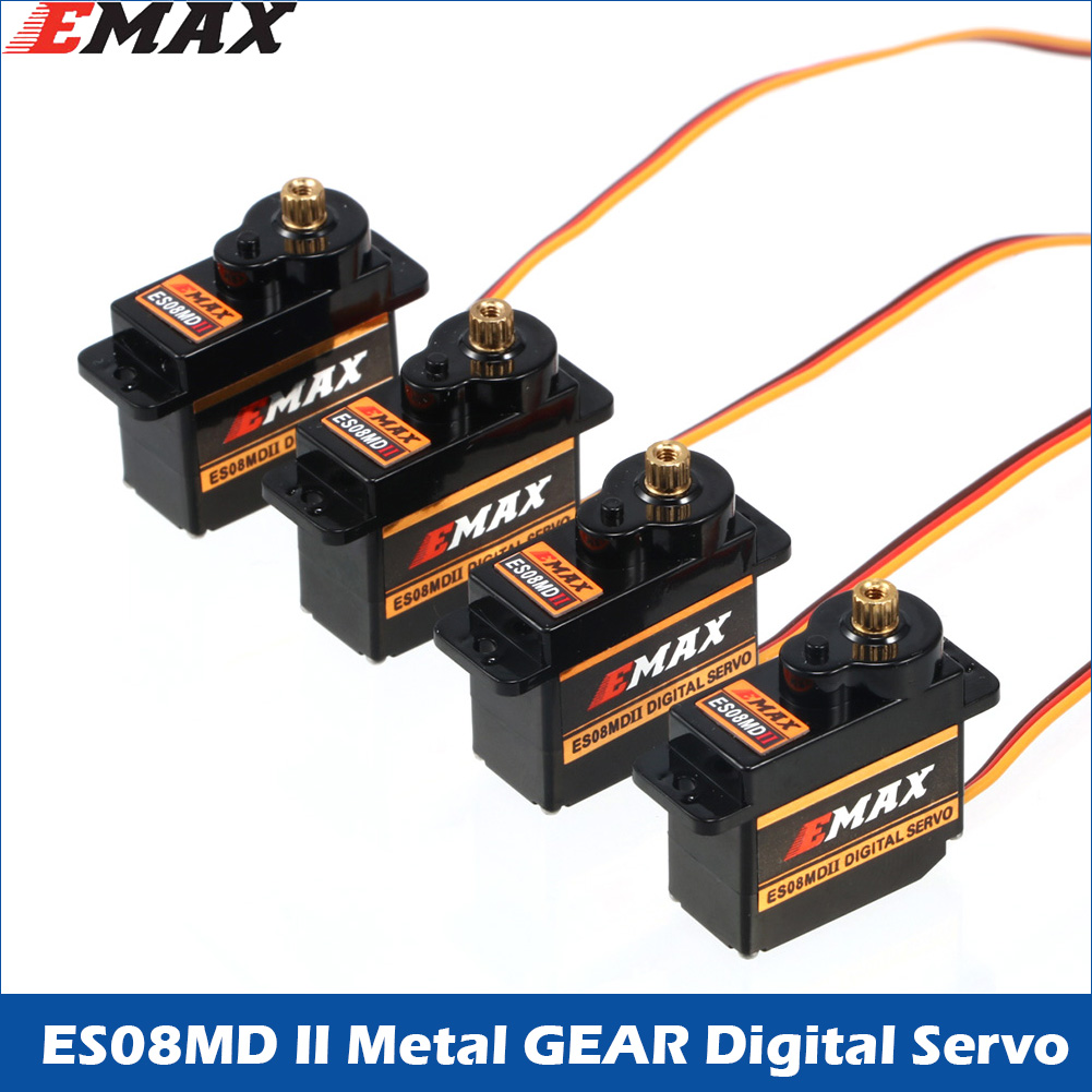 2/4/10pcs EMAX  ES08MD II Meta - Servo Sg90 review and price