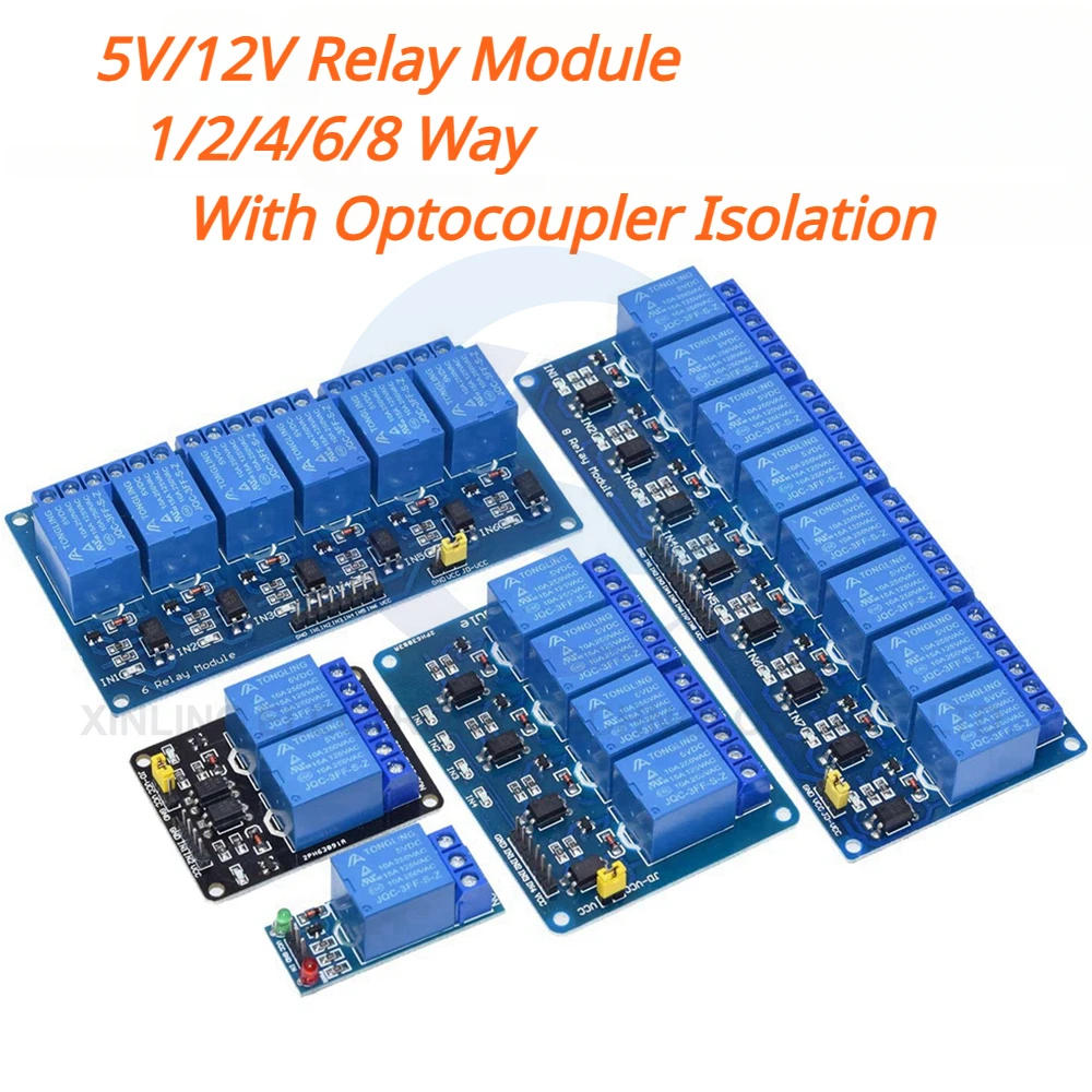 5/12V 1/2/4/6/8 Channel Relay  - Relay Module 1 Channel review and price