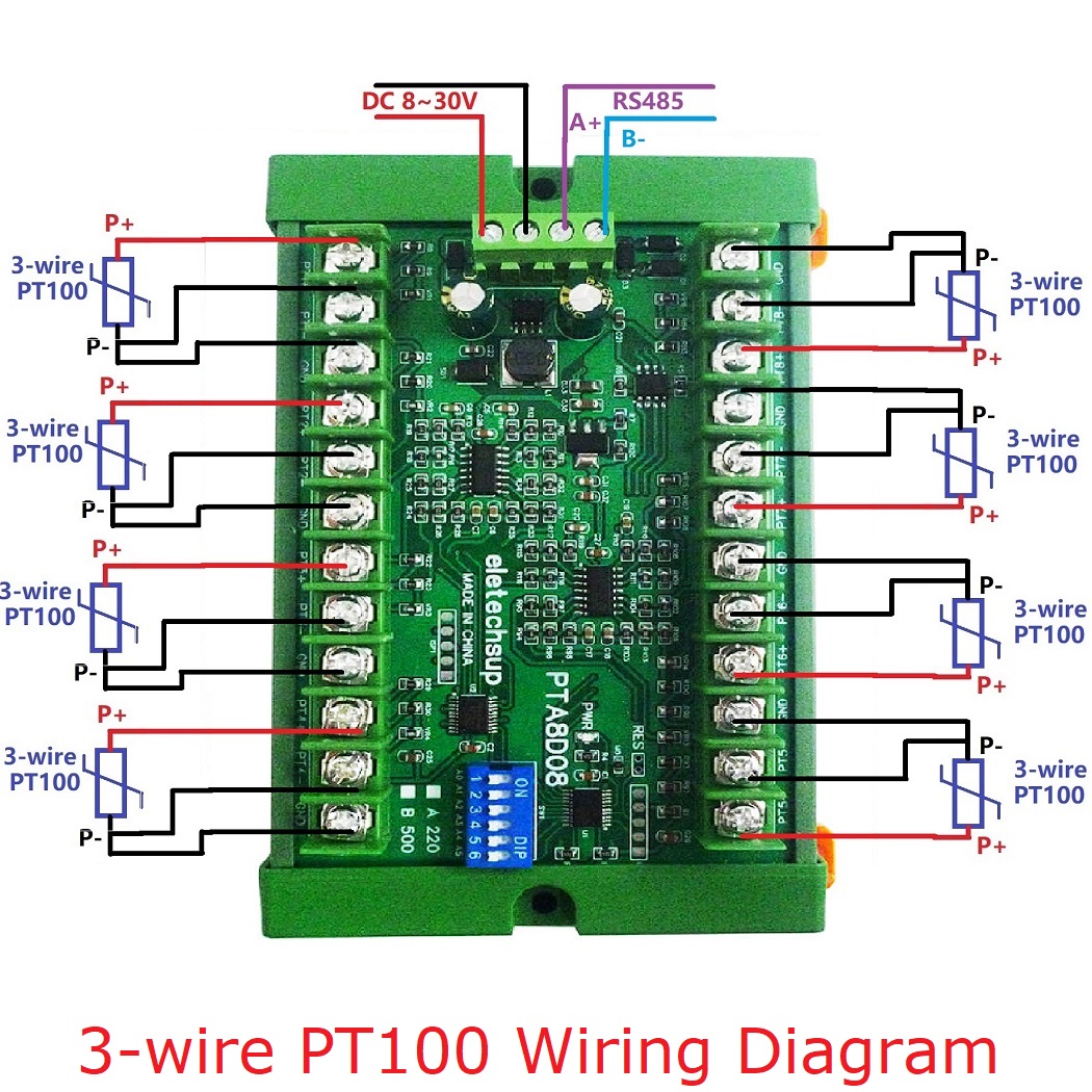 RS485 Temperature Sensor Acqui - Ds18B20 review and price